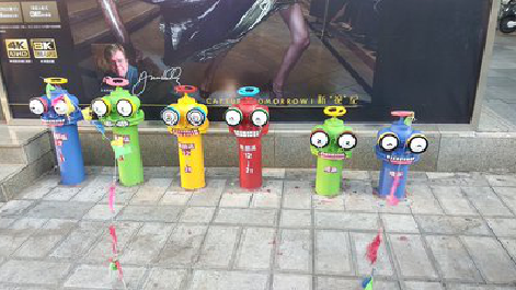 松阳商业区彩绘