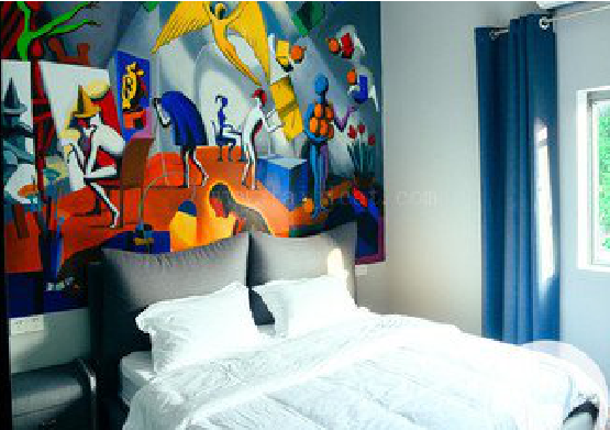 松阳对于酒店的墙体彩绘而言更注重哪些方面？