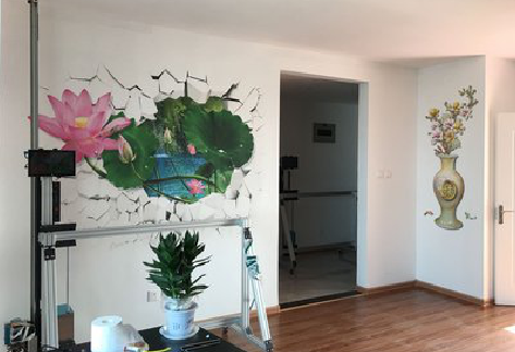 松阳墙体彩绘相比墙纸的优势。